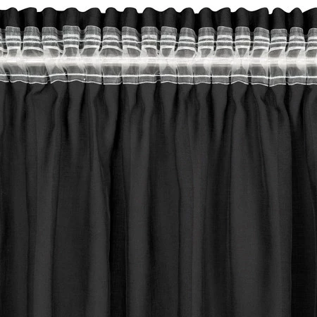 FIRANA GOTOWA DANI 1 NA TAŚMIE 140 X 270 CM CZARNY
