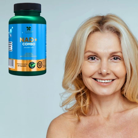 Lanco Nutritions NAD+ COMBO 730mg na wsparcie witalności i energii 60 kaps.