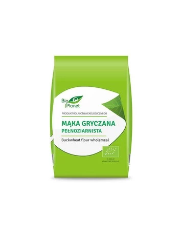 MĄKA GRYCZANA PEŁNOZIARNISTA BIO 500 g - BIO PLANET