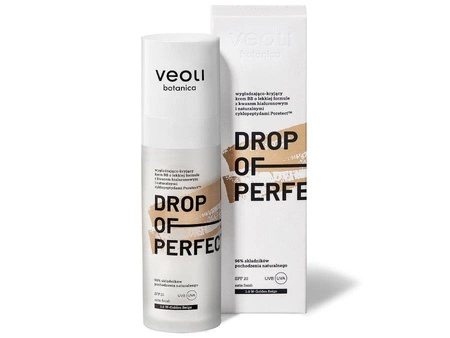 Veoli - Drop of Perfection, Wygładzająco-kryjący krem BB o lekkiej formule 3.0 W-Golden Beige - 30 ml