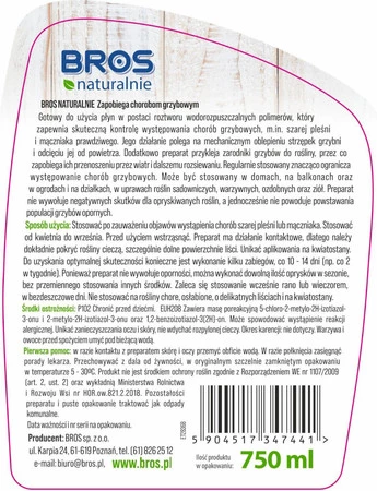 BROS NATURALNIE - zapobiega chorobom grzybowym 750ml