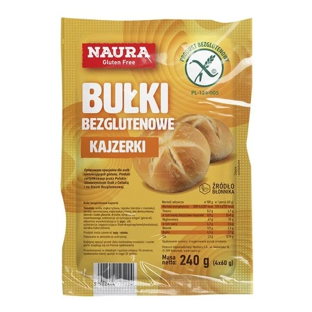 Zestaw 2x Bułki bezglutenowe kajzerki 240 g