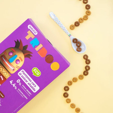 Smileat Triboo, BIO Płatki Śniadaniowe, kakaowe, 300g