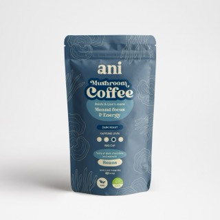 KAWA ZIARNISTA ARABICA Z REISHI I LION'S MANE BIO 350 g - ANI