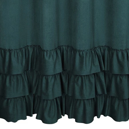 ZASŁONA GOTOWA MEGI 140 X 250 CM CIEMNOZIELONY