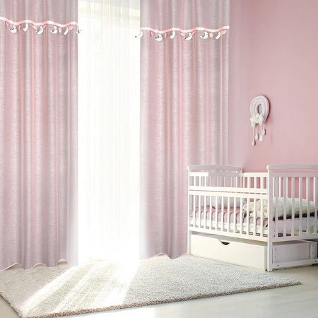 FIRANA GOTOWA MOON 2 140 X 250 CM RÓŻOWY