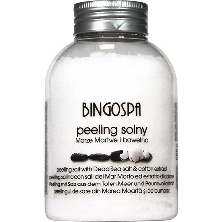 Peeling solny z solą z Morza Martwego i ekstraktem z bawełny 580g