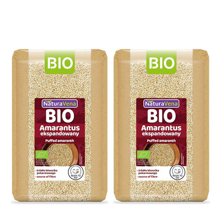 Zestaw: 2x NATURAVENA AMARANTUS EKSPANDOWANY BIO 110 g