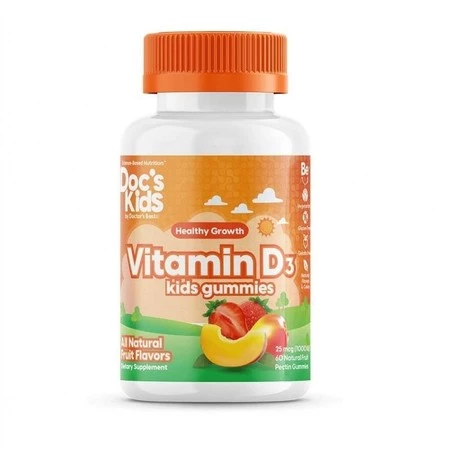 Vitamin D3 kids gummies - Witamina D3 - Żelki dla dzieci (60 szt.)