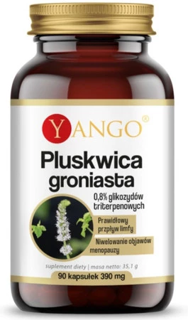 Yango Pluskwica groniasta 390 mg 90 k menopauza