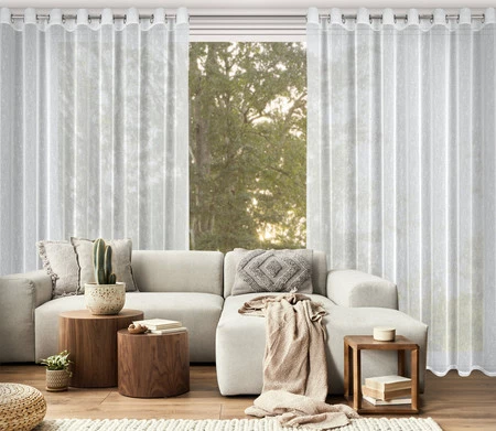 FIRANA GOTOWA KELLY 300 X 250 CM BIAŁY