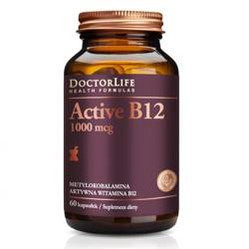Doctor Life Active B12 aktywna witamina B12 1000 mcg - 60 kaps.