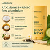 Attitude Super Leaves, Dezodorant w sztyfcie, Earl Grey i świeży ogórek, 75 g