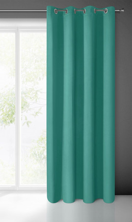 ZASŁONA GOTOWA LOGAN 135 X 250 CM TURKUSOWY