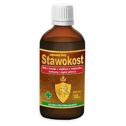Asepta − Stawokost, olej z konopi + olejek z majeranku, kurkumy, i jagód jałowca − 100 ml