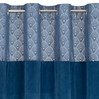ZASŁONA GOTOWA D91 AGNES 140 X 250 CM GRANATOWY
