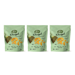 Zestaw: 3x Super Munchies  Chipsy Ananasowe 50g