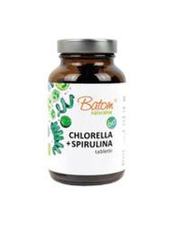 CHLORELLA + SPIRULINA BIO 300 TABLETEK 120 g (400 mg) – BATOM