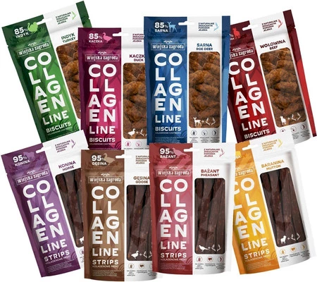 Wiejska Zagroda Przysmak dla psa Kolagenowe ciasteczka Indyk pies dorosły 90g