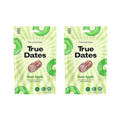 Zestaw 2x True Dates Sour Apple 100g