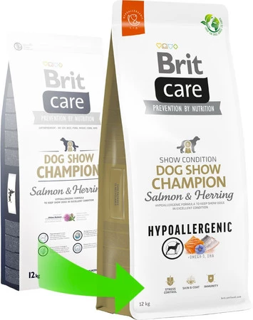BRIT Care Dog Hypoallergenic Show CHAMPION Ryby 12kg