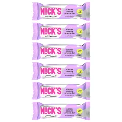 Zestaw 6x N!CK'S Nicks Almond Caramel Protein Bar Baton proteinowy Migdał Karmel 50g