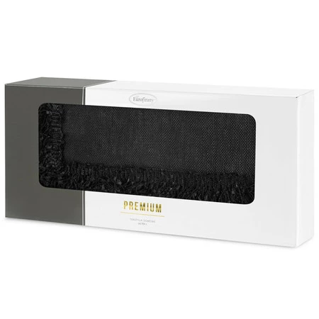 OBRUS JASPER 85 X 85 CM CZARNY