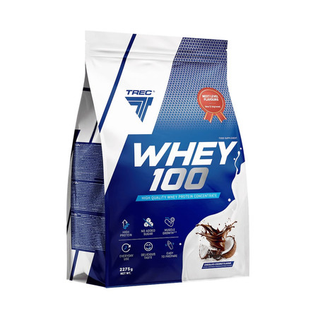 Trec odżywka białkowa WHEY 100 2275g smak czekolada kokos