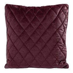POSZEWKA VELVET 27 45 X 45 CM BORDOWY