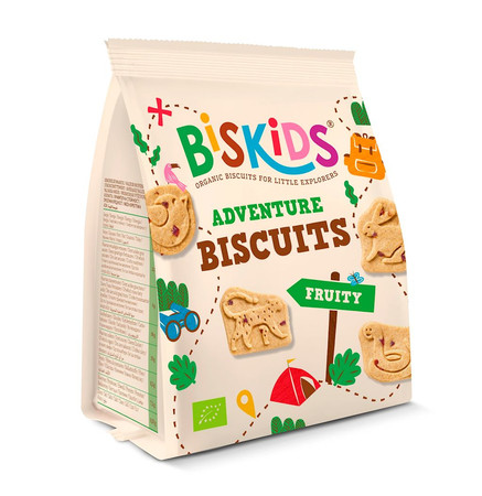 CIASTECZKA WIELOZBOŻOWE JABŁKOWE ZWIERZĘTA BIO 100 g - BISKIDS
