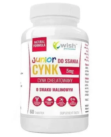 Wish CYNK Junior 5mg do ssania vege 60 tabl.