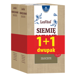 OLEOFARM Siemię lniane złociste dwupak 250g+250g
