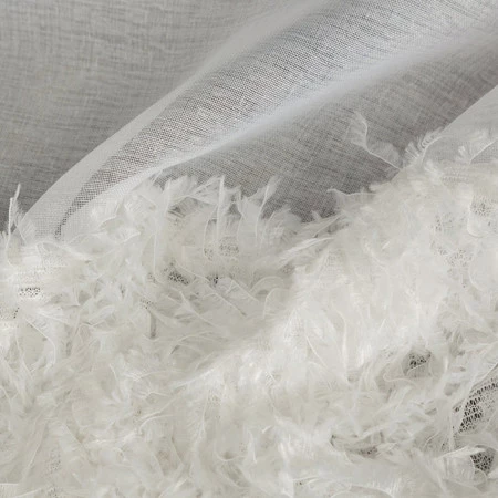 FIRANA GOTOWA MARION NA TAŚMIE 140 X 270 CM BIAŁY