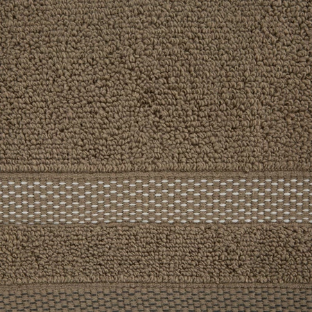Ręcznik Riki (05), 50 x 90 cm, Jasnobrązowy