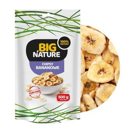 Zestaw 2x Big Nature Chipsy Bananowe 500 g