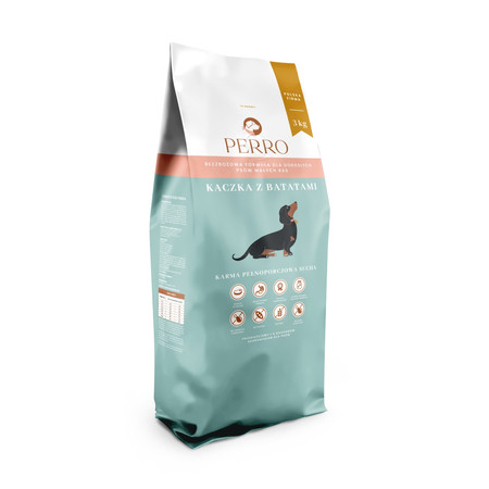 Perro Kaczka z batatami dla  małych ras  - Karma sucha dla psa - 3 kg