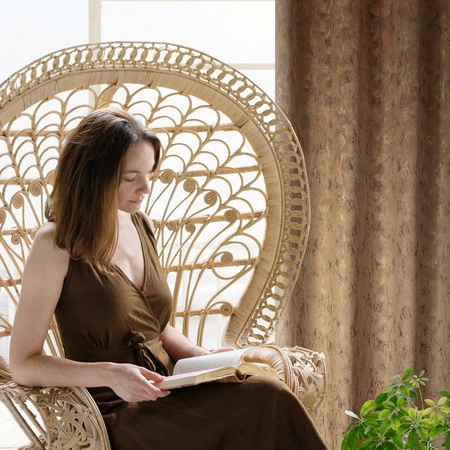 ZASŁONA GOTOWA KORNELIA 140 X 250 CM MIODOWY