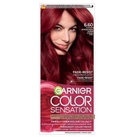 Color Sensation krem koloryzujący do włosów 6.60 Intensywny Rubin