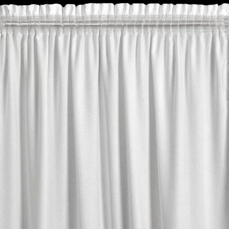 ZASŁONA GOTOWA ERIS NA TAŚMIE 140 X 270 CM BIAŁY