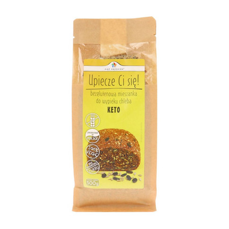 Pięć Przemian - Bezglutenowa mieszanka do wypieku chleba KETO - 500 g