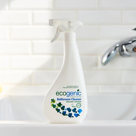 Ecogenic, Spray do czyszczenia powierzchni łazienkowych, Pomarańcza, 500 ml