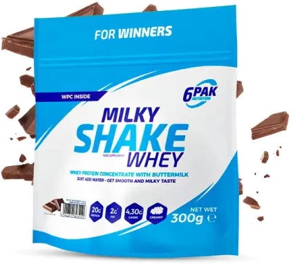 6PAK MILKY SHAKE WHEY   300g CHOCOLATE