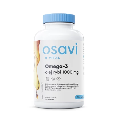 Osavi Omega-3 olej rybi 1000 mg - 180 kaps.