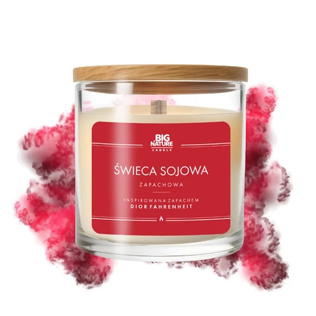 Big Nature Świeca Sojowa DIOR FAHRENHEIT 215 g