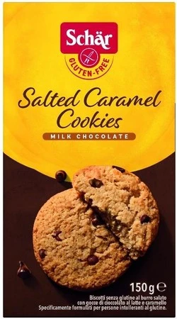 Salted caramel cookies- ciastka ze słonym karmelem BEZGL. 150 g