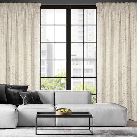 ZASŁONA GOTOWA DORI NA TAŚMIE 140 X 270 CM KREMOWY