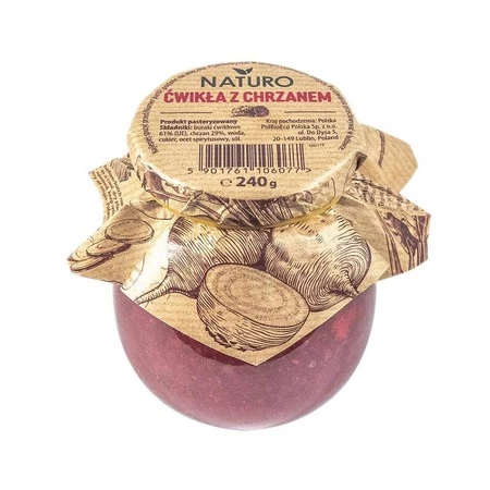 Naturo Ćwikła z chrzanem 240g