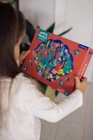 Mudpuppy Puzzle konturowe Zatoczka syren 75 elementów 5+