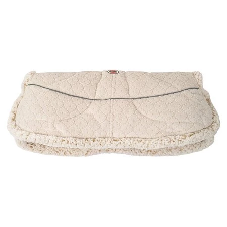 Lodger Polarowa mufka do wózka jasnobeżowa Fleece Birch