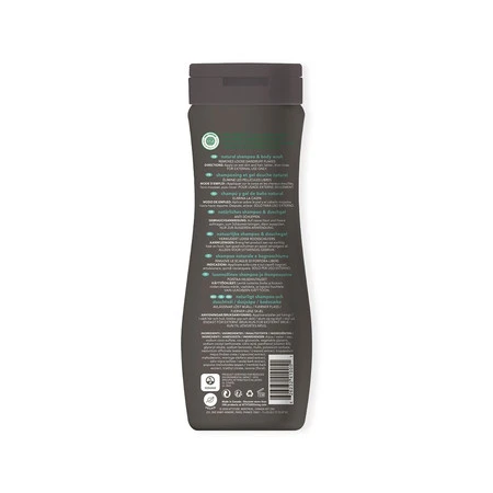 Attitude SUPER LEAVES™, SCALP CARE MEN, Szampon i płyn do mycia ciała, 473 ml